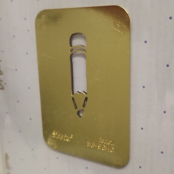 Sizzix Embossing Folder Pencil 38-9646 - Picture 1 of 3